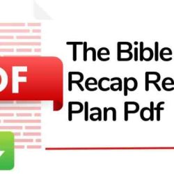 The bible recap study guide answers