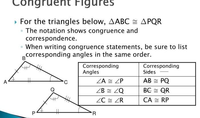 Geometry unit 4 congruent triangles