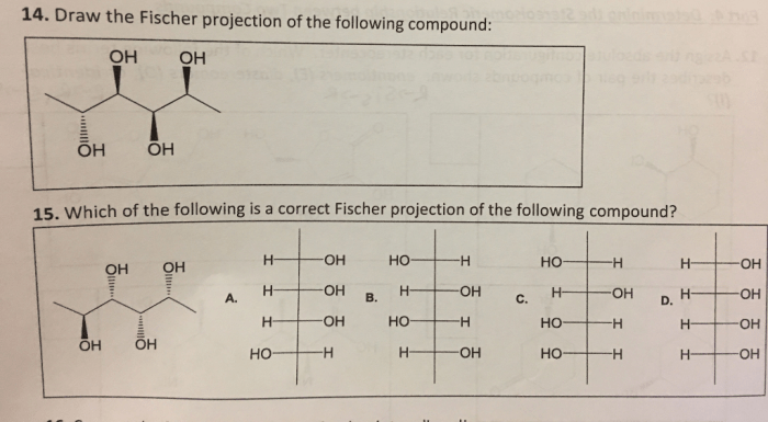 Fischer illustrate confused compound projection solved